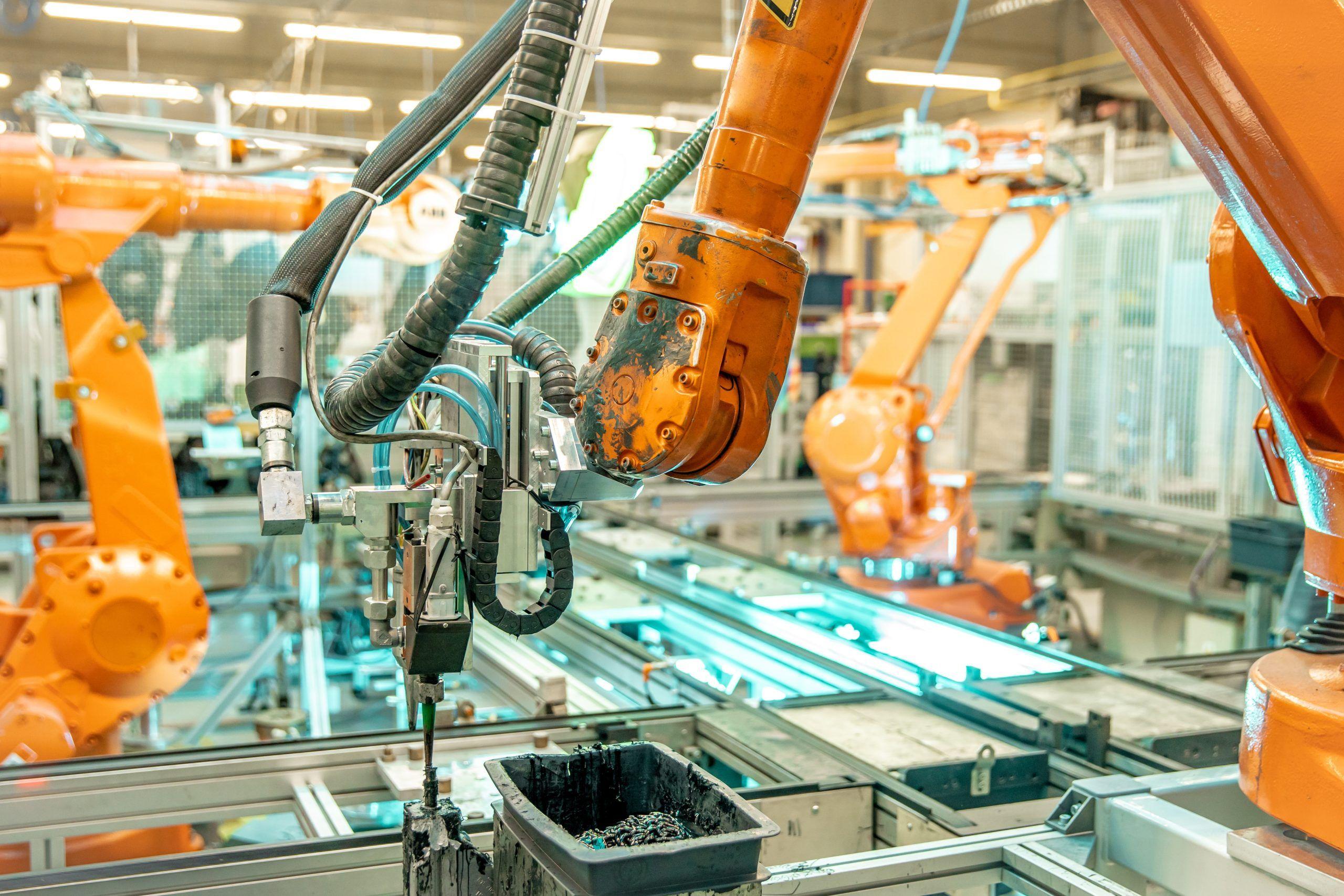 Artificial intelligence in Industry 4.0, AI vs. machine learning, predictive analytics, predictive maintenance, industrial robotics, smart factory, dark factory