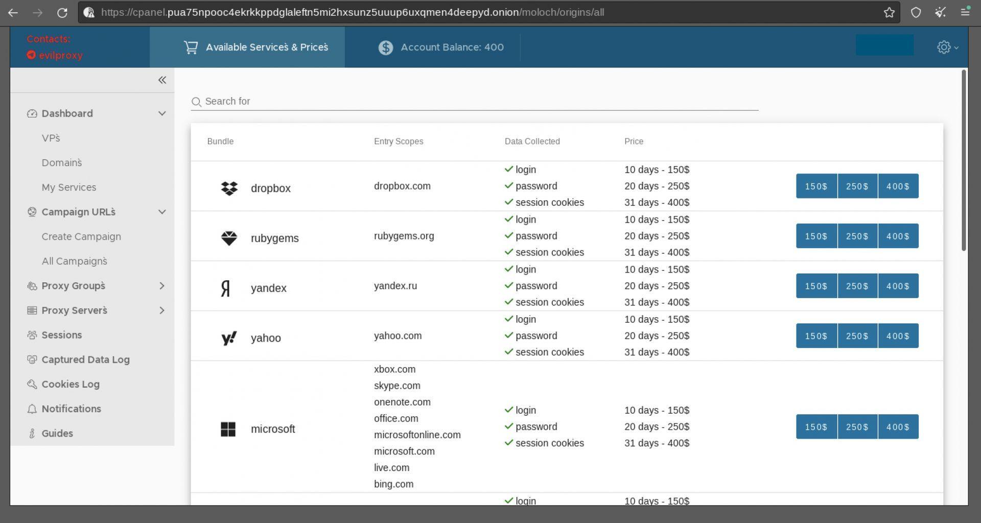 EvilProxy: A new service that all hackers use advanced phishing tactics