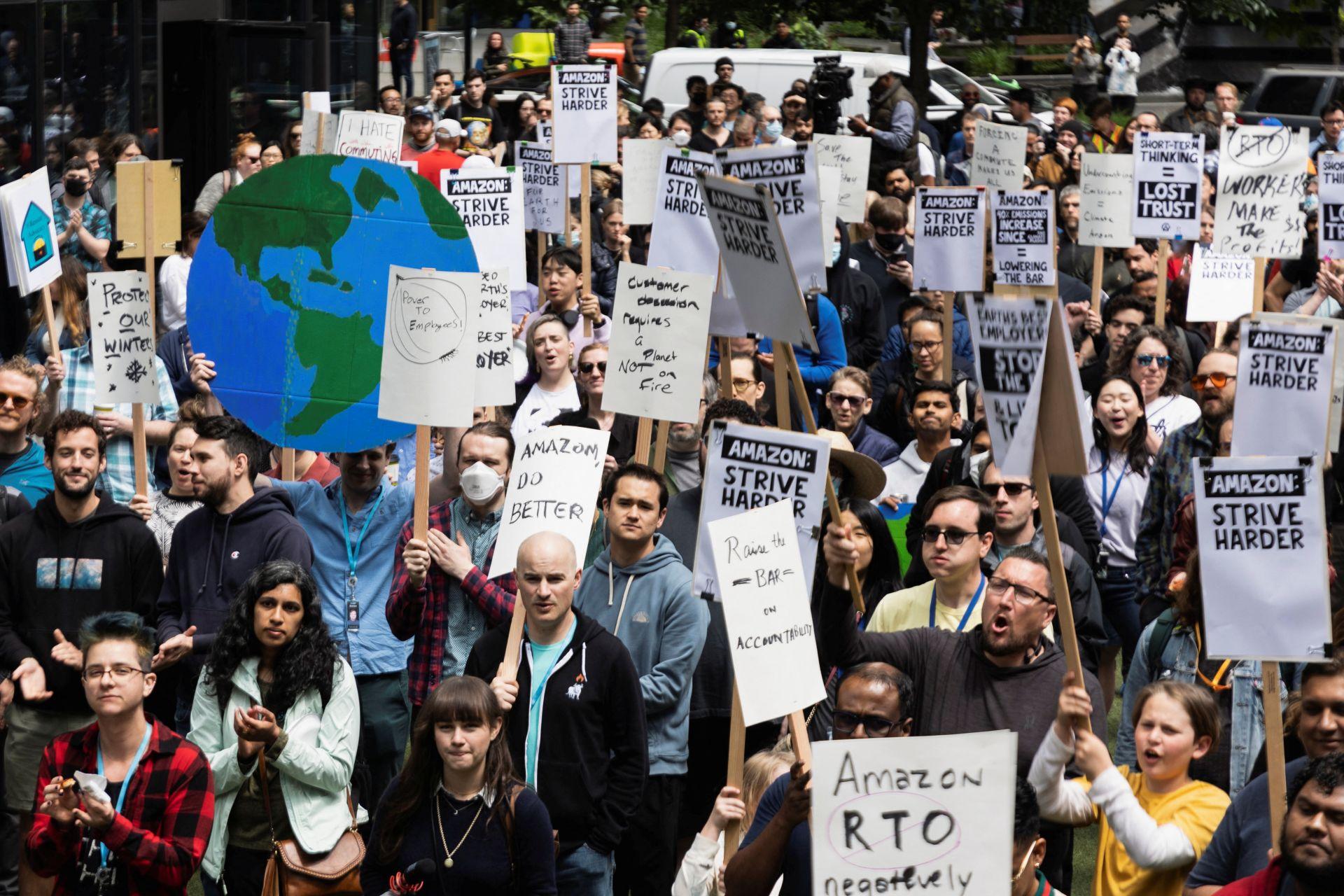 amazon employees walk out