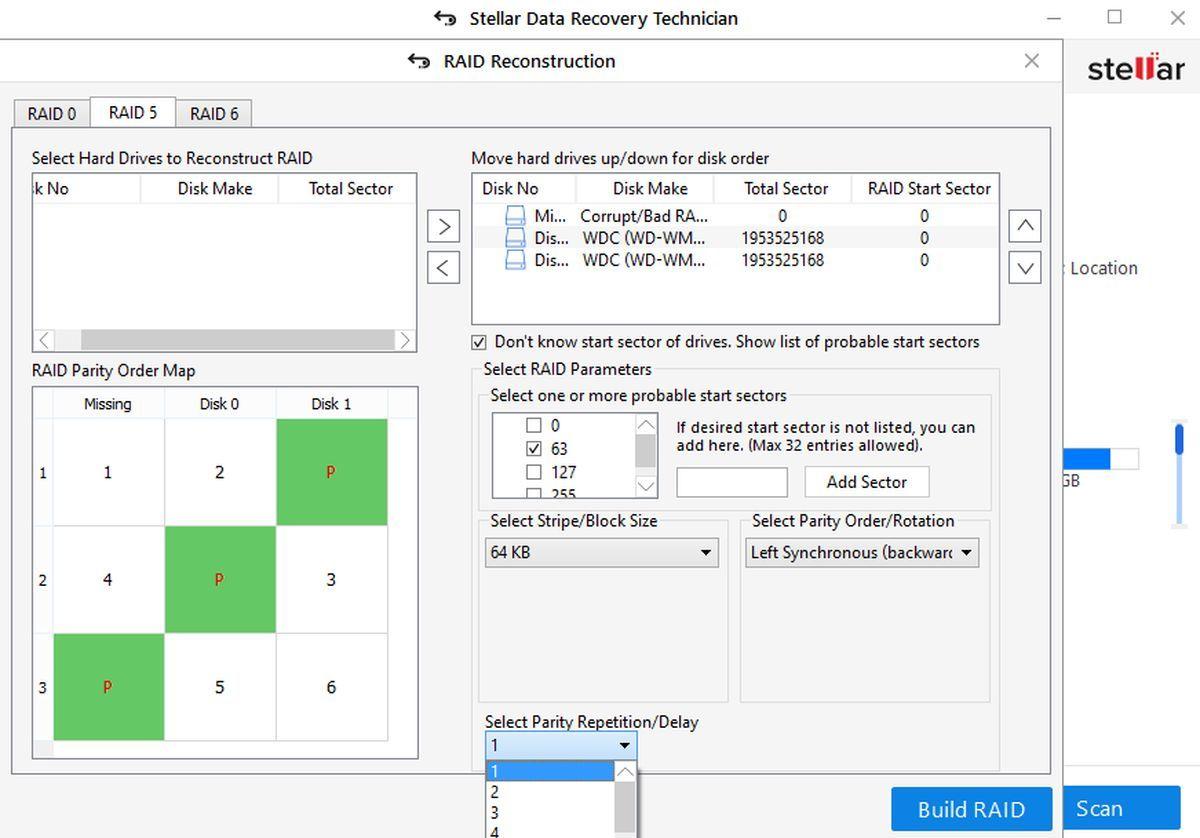 Recovering RAID data made easier with Stellar Data Recovery Technician