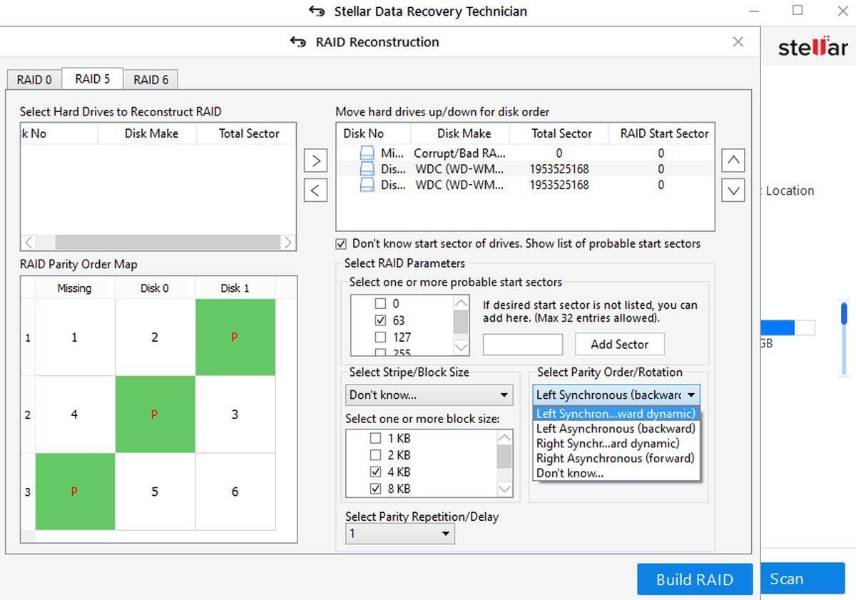 Recovering RAID data made easier with Stellar Data Recovery Technician