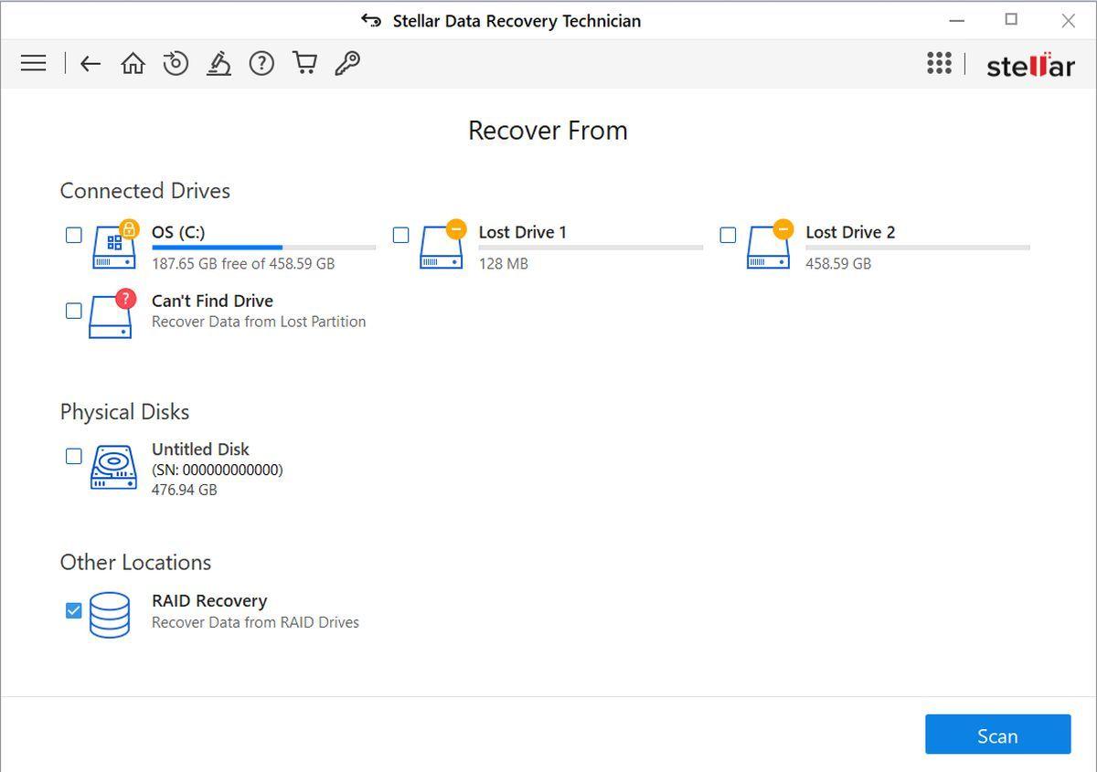 Recovering RAID data made easier with Stellar Data Recovery Technician