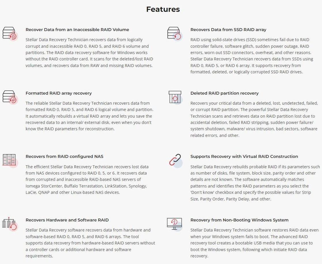 Recovering RAID data made easier with Stellar Data Recovery Technician