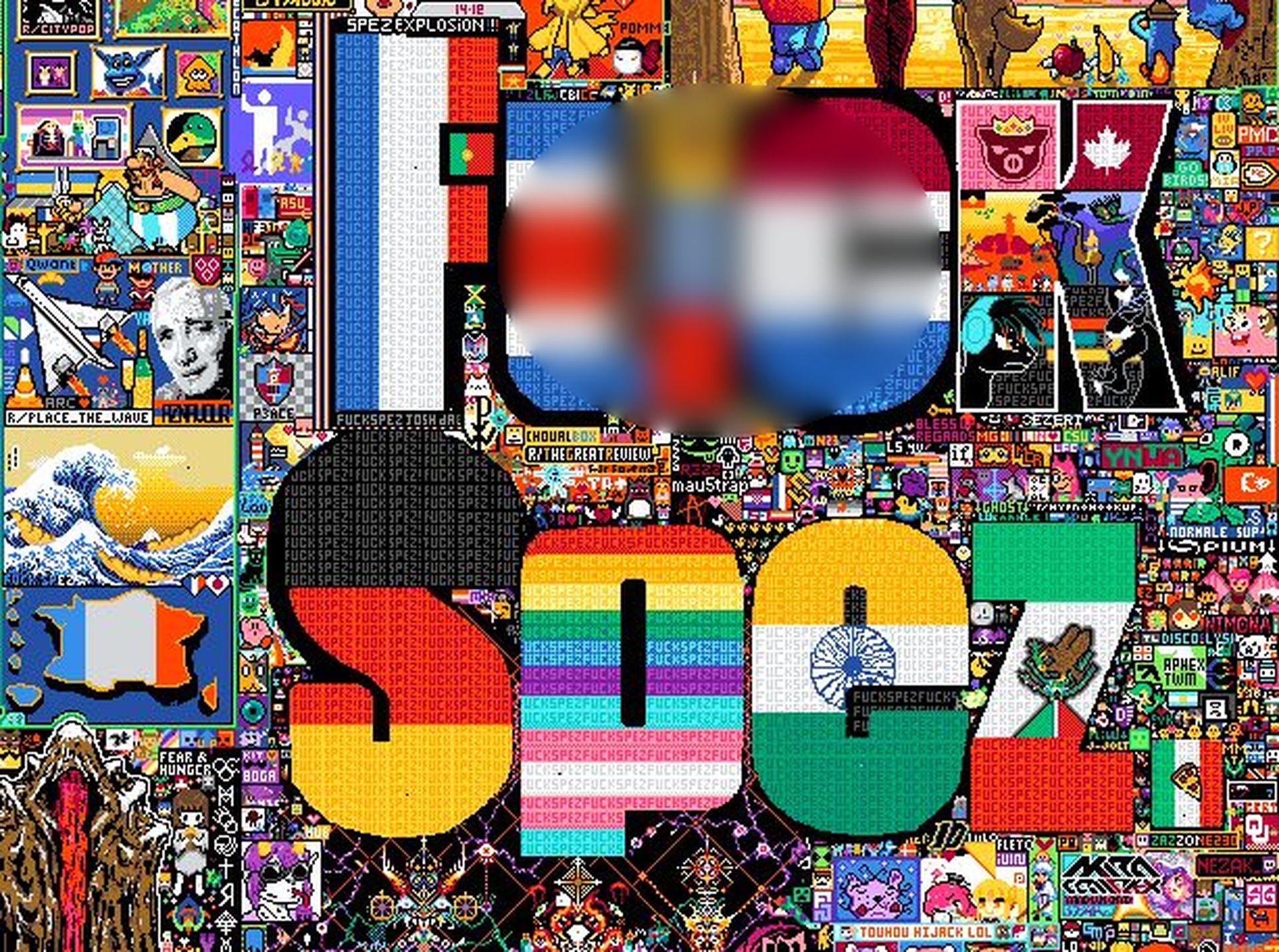 r/place final image 2023: Pixel War's winner is...