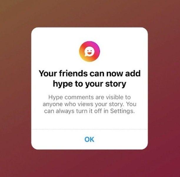Instagram hype comments