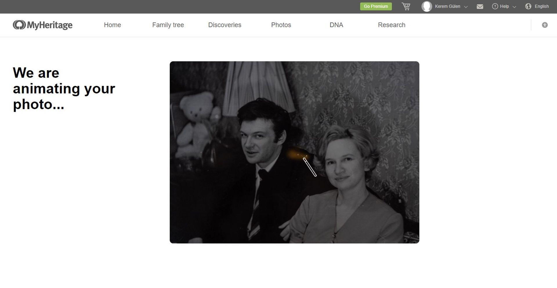 Try MyHeritage’s Deep Nostalgia AI to animate old photos