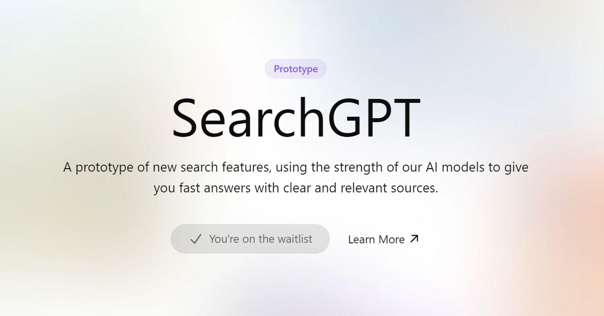 Discover OpenAI SearchGPT prototype — an AI-powered search tool that promises faster, even Google, Microsoft, and other AI search engines!