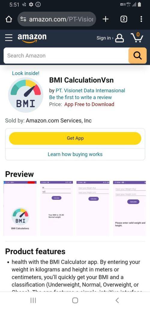 Fake BMI calculator app on Amazon Appstore steals your data